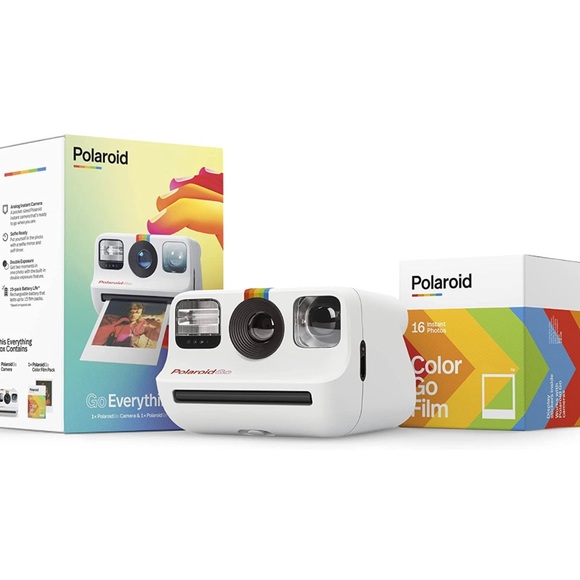 Polaroid Go Everything Box Camera and Instant Film Bundle (6036) White